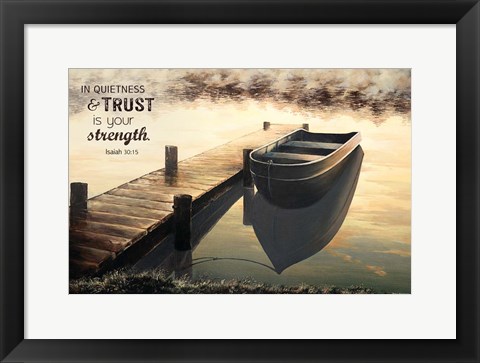 Framed Trust (Quiet Morning) Print