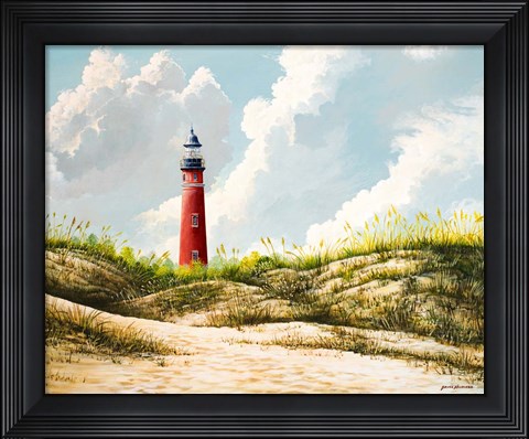 Framed Lighthouse I Print