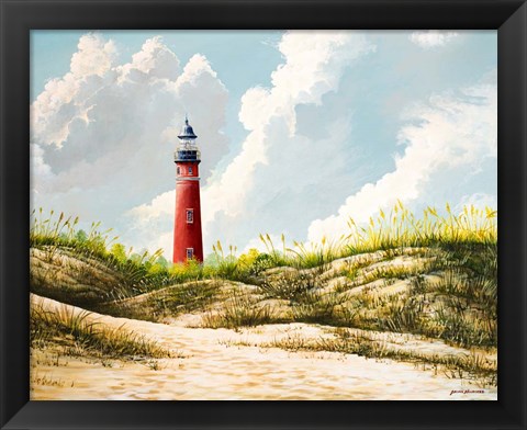 Framed Lighthouse I Print