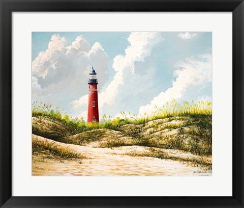 Framed Lighthouse I Print