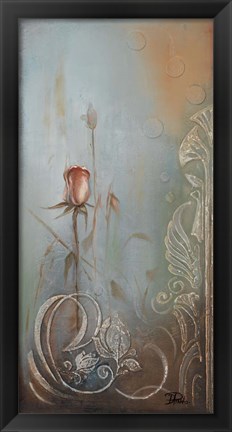 Framed Ornaments &amp; Roses II Print