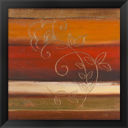 Framed Sunset Fantasy I Print