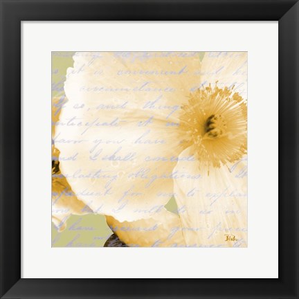 Framed Written In The Wind II Print