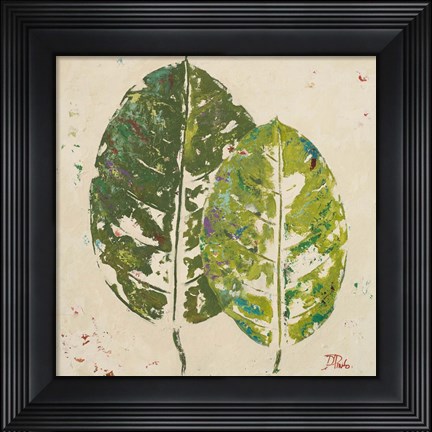 Framed Green Ones II Print