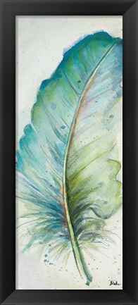 Framed Watercolor Feather IV Print