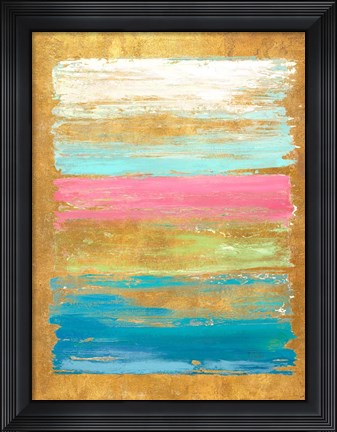Framed Palette with Pink Print