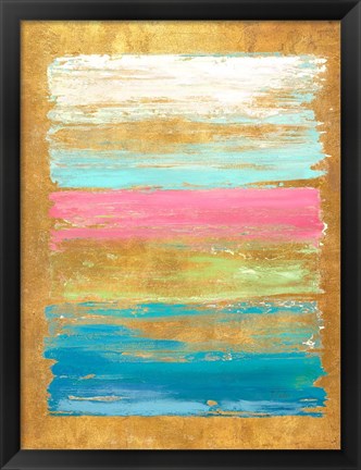 Framed Palette with Pink Print