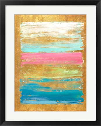 Framed Palette with Pink Print