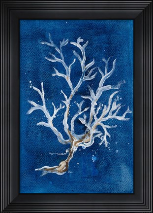 Framed White Corals I Print