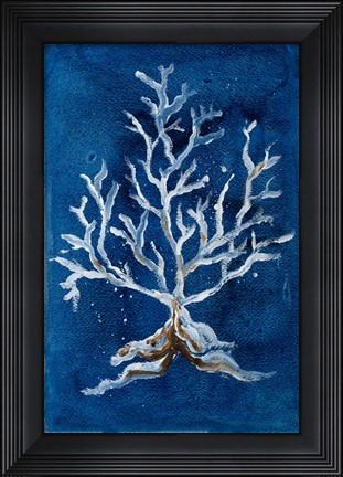 Framed White Corals II Print