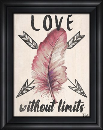Framed Fearless Limits II Print