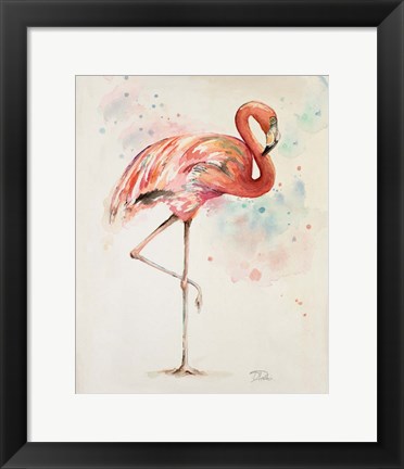 Framed Flamingo II Print