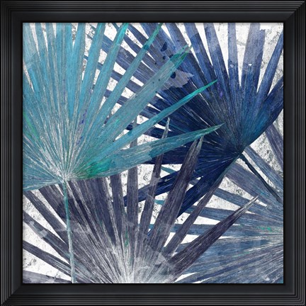 Framed Blue Organic II Print