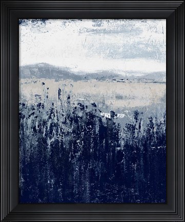 Framed Indigo Contemporary I Print