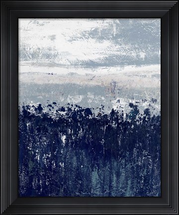Framed Indigo Contemporary II Print