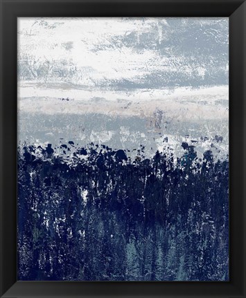 Framed Indigo Contemporary II Print