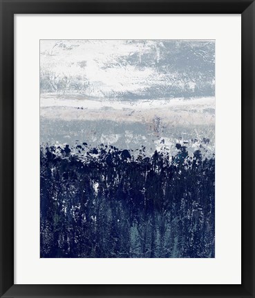 Framed Indigo Contemporary II Print