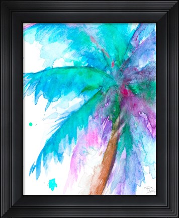 Framed Colorful Tropics I Print