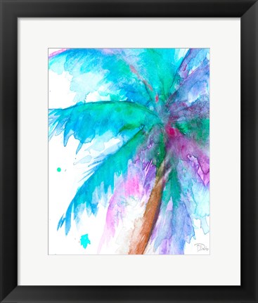 Framed Colorful Tropics I Print