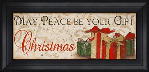 Framed Gift of Peace Print