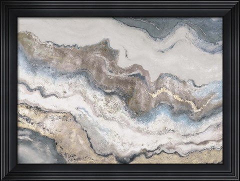 Framed Neutral Marble Print
