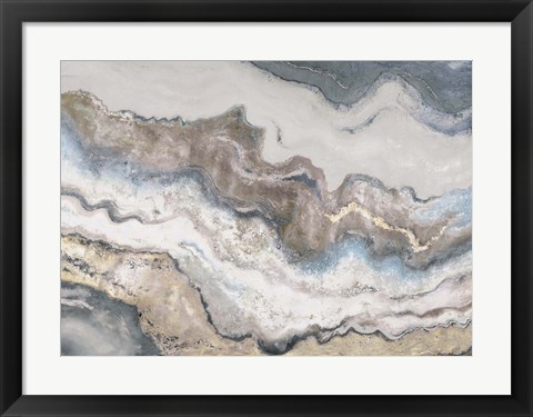 Framed Neutral Marble Print