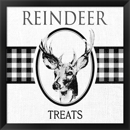 Framed Reindeer Treats Print