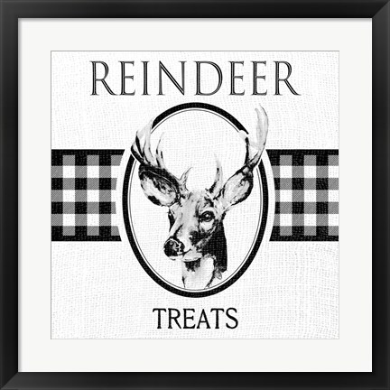 Framed Reindeer Treats Print