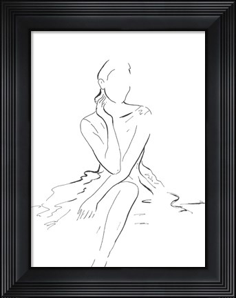 Framed Fashion Illustration Print