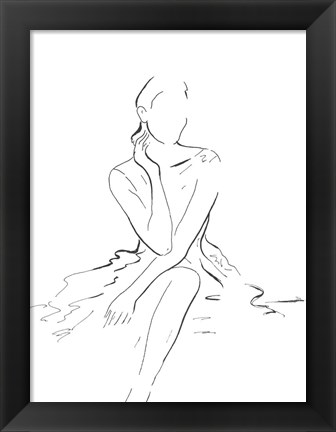 Framed Fashion Illustration Print