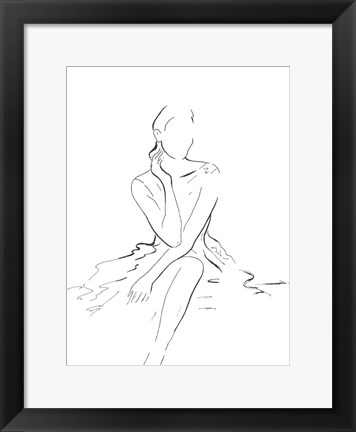 Framed Fashion Illustration Print