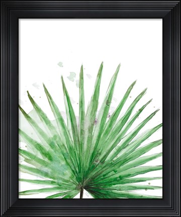 Framed Palm Frond II Print