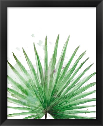 Framed Palm Frond II Print