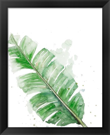 Framed Palm Frond III Print