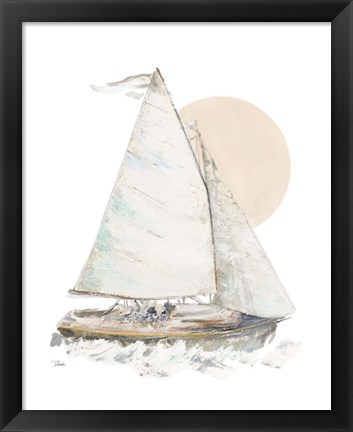 Framed Quiet Sailboat Print