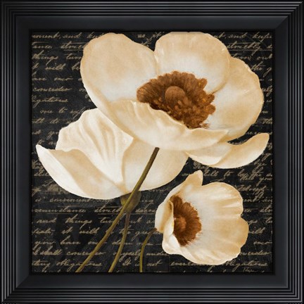 Framed Evening Bloom I Print