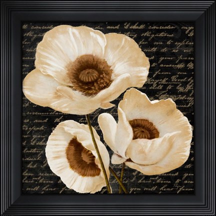 Framed Evening Bloom II Print