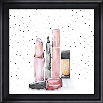 Framed Getting Ready II Print