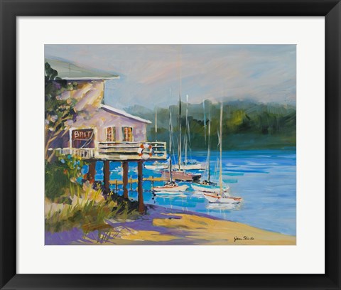 Framed Bait Shack Print