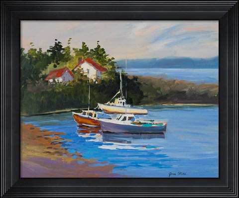 Framed Sailboats Print
