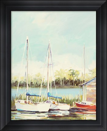 Framed Sail Harbor Print