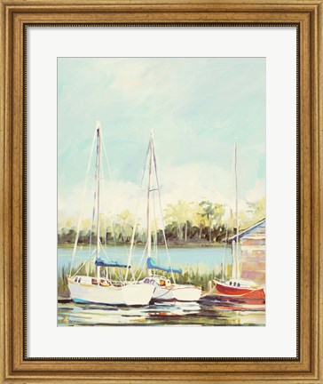 Framed Sail Harbor Print