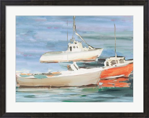 Framed Atlantic Sailboats Print
