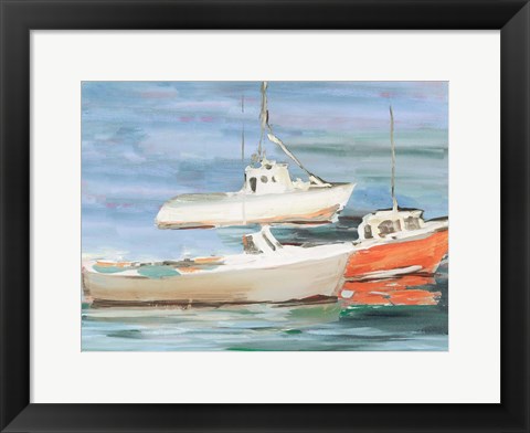 Framed Atlantic Sailboats Print