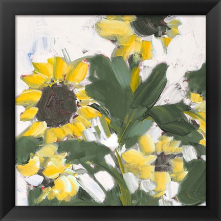 Framed Sunflower Garden Print