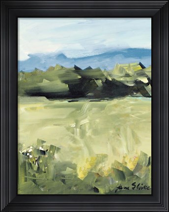 Framed Abstract Scenery Print