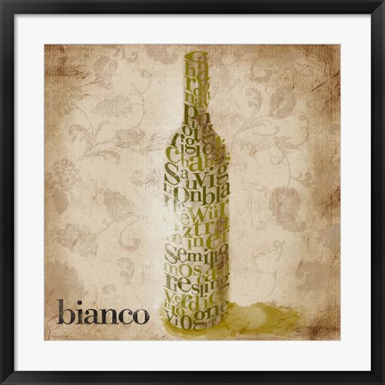 Framed Type of Wine II Print