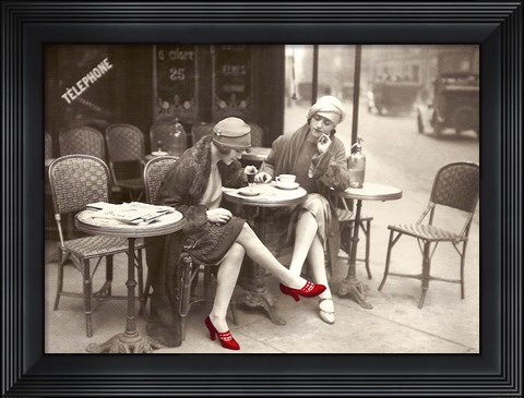 Framed New Shoes Paris 1925 Print