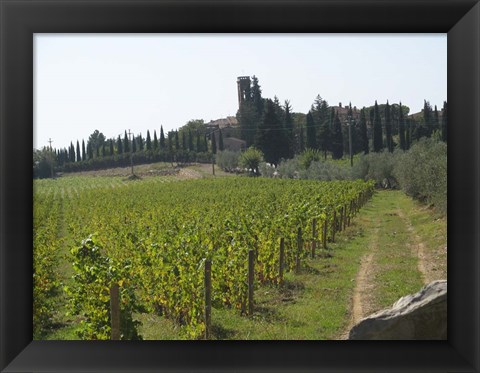 Framed Tuscany 1 Print