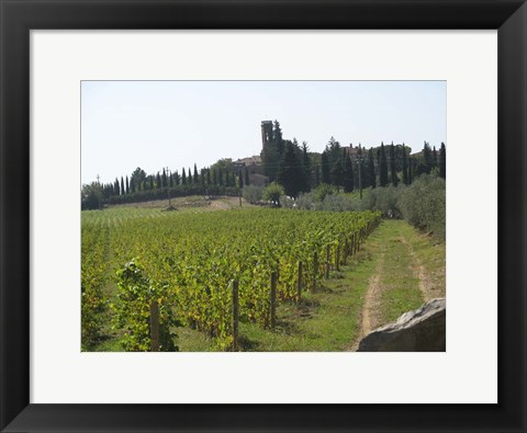 Framed Tuscany 1 Print